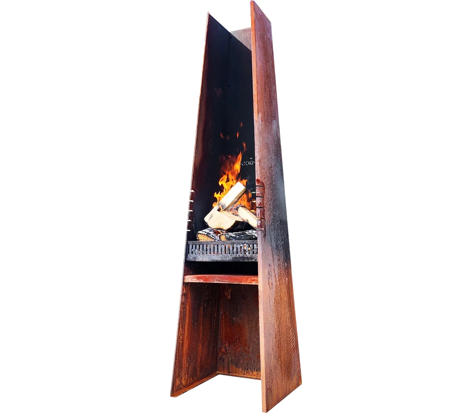 Woodsman Obelisk Outdoor Fire and BBQ