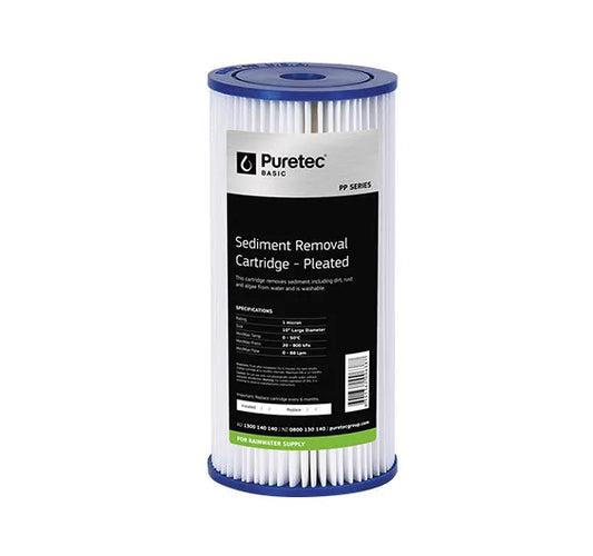 Puretec PP20LD1 Pleated Sediment Large Diameter Cartridge