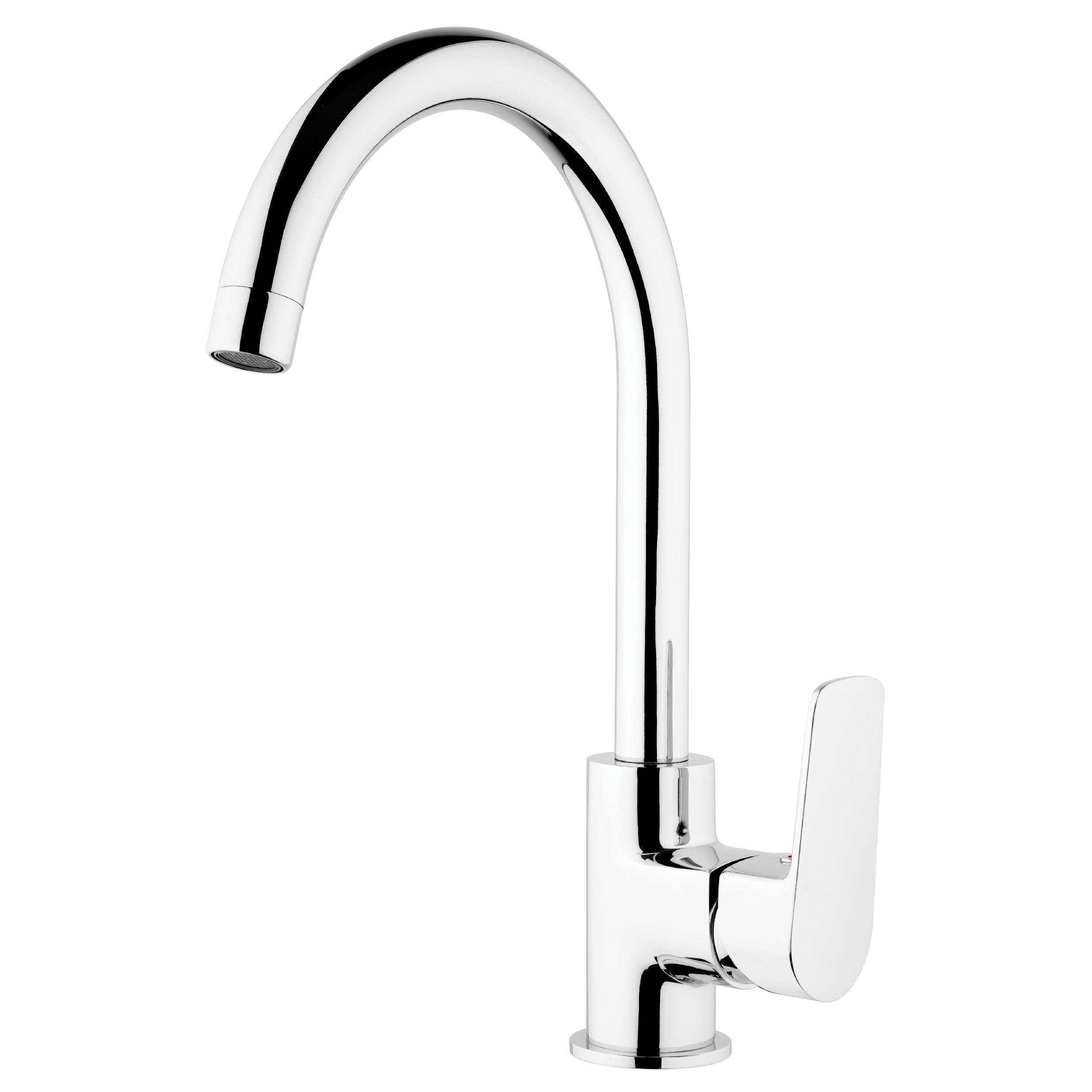 Hi Rise Gooseneck Sink Mixer Chrome