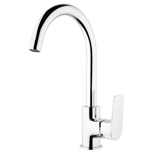 Hi Rise Gooseneck Sink Mixer Chrome