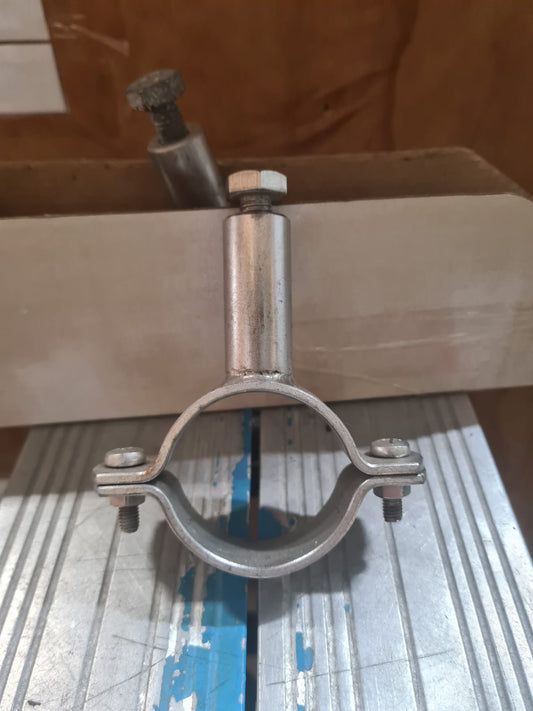 Rural - Clamp w 10mm Threaded Boss 50mm SS